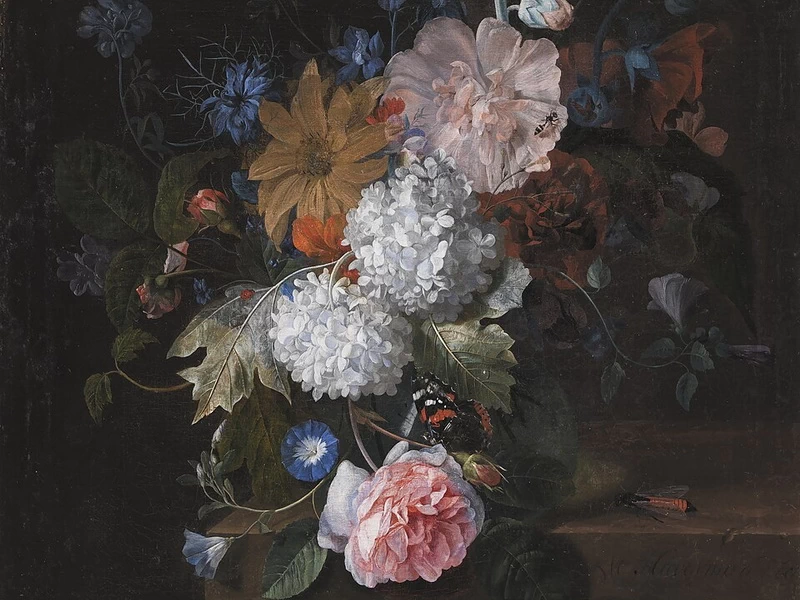 1693-Margareta Haverman - Fiori - Galleria Nazionale della Danimarca